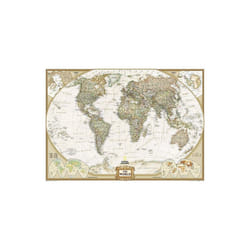 National Geographic Maps NGMRE00620092 World Executive Mural Map