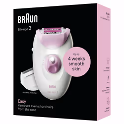 Braun Silk-épil 3 3-031 20 tweezers Pink, White