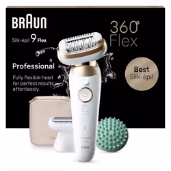 Braun Silk-épil 9 Flex 9-071 3D 40 tweezers Gold, White