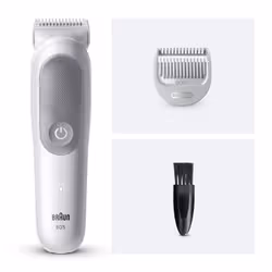 Braun Series 5 BG5500, Wet & Dry, Battery, Grey, White