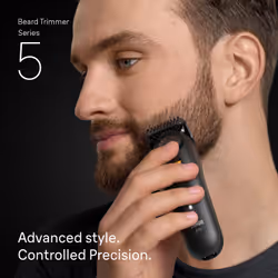Braun BeardTrimmer 5 BT5560 beard trimmer Battery 40 2 cm Wet & Dry Black