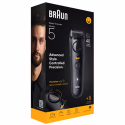 Braun BeardTrimmer 5 BT5560 beard trimmer Battery 40 2 cm Wet & Dry Black - Additional view 8