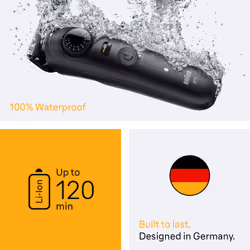 Braun BeardTrimmer 5 BT5500 beard trimmer Battery 20 2 cm Wet & Dry Black