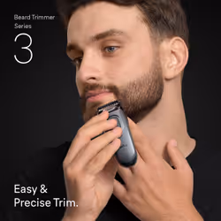 Braun BeardTrimmer 3 BT3560 beard trimmer Battery 40 2 cm Black, Grey