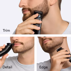 Braun BeardTrimmer 3 BT3560 beard trimmer Battery 40 2 cm Black, Grey