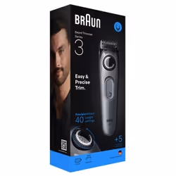 Braun BeardTrimmer 3 BT3560 beard trimmer Battery 40 2 cm Black, Grey - Additional view 8