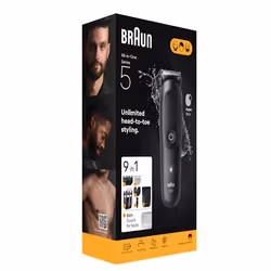 Braun AIO5540 hair trimmers/clipper Black 14 Lithium-Ion (Li-Ion)