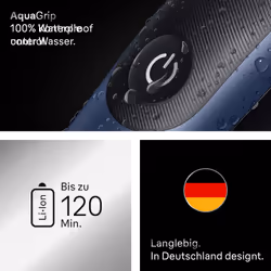 Braun AIO7540 Black, Blue 14 Lithium-Ion (Li-Ion)