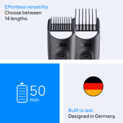 Braun AIO3560 hair trimmers/clipper Black 14 Nickel-Metal Hydride (NiMH) - Additional view 5