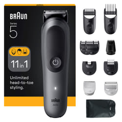 Braun AIO5560 hair trimmers/clipper Black, Grey 14 Lithium-Ion (Li-Ion)