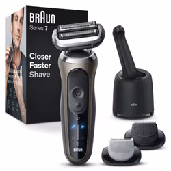 Braun Series 7 72-C7650cc Foil shaver Trimmer Black, Brown - Additional view 4