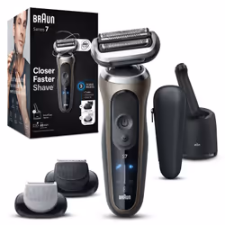 Braun Series 7 72-C7650cc Foil shaver Trimmer Black, Brown - Additional view 5