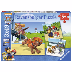 Ravensburger 9239 Paw Patrol Jigsaw Puzzles - 3 x 49 Pieces