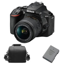 NIKON D5600 KIT AF-P 18-55MM F3.5-5.6G VR+camera Bag+EN-EL14A Battery