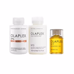 Olaplex Treatment Bundle 3 With No3 Hair Perfecter 100ml, No6 Bond Smoother and No7 Bonding Oil