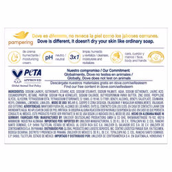 Dove Shea Butter Beauty Bar with Vanilla  4.75 Oz/135 Gr  Unisex Skin Cleansing Agent