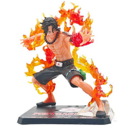 New One Piece Anime Figure Fire Fist Luffy Ace Sanji Battle Model Dolls PVC sabo Action Figurine Zoro Ghost Three-Knife Toys - as the picture, Ace
