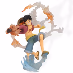 New One Piece Anime Figure Fire Fist Luffy Ace Sanji Battle Model Dolls PVC sabo Action Figurine Zoro Ghost Three-Knife Toys ...