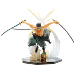 New One Piece Anime Figure Fire Fist Luffy Ace Sanji Battle Model Dolls PVC sabo Action Figurine Zoro Ghost Three-Knife Toys - as the picture, Zoro