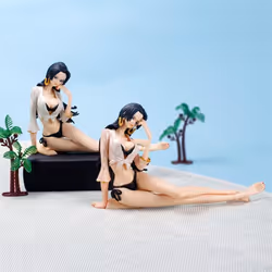 11CM One Piece Japan Anime Statue Boa Hancock Swimsuit Figure Sexy Girl PVC Action Figure Model Toy Adult Collectible Doll Gifts - pink