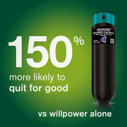 Nicorette QuickMist Cool Berry Mouth Spray, 1 mg/Spray, Single Pack - 150 Sprays (Quit Smoking & Stop Smoking Aid)