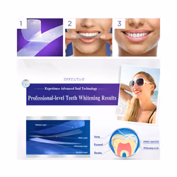 Crest 3D White Teeth Whitening Strips Professional Effects Teeth Whiteners 20 Pouches