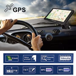 5-inch Sat Nav with Western Europe Maps and Lifetime Map Updates Galoz