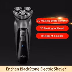 Youpin 3D Electric Shaver Enchen BlackStone Electric Razor Washable Beard Trimmer for men Rechargeable shaver Machine