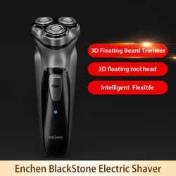 Youpin 3D Electric Shaver Enchen BlackStone Electric Razor Washable Beard Trimmer for men Rechargeable shaver Machine