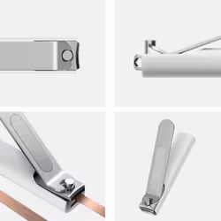 Xiaomi Mijia Nail Clipper Antisplash Defence Spatter Nail Knife 420 Stainless Steel For Beauty - White