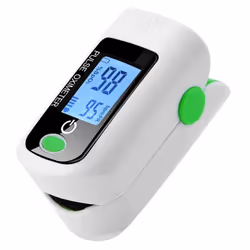 Fingertip Pulse Oximeter Blood Oxygen Saturation SpO2 & PR Monitor 8S Quick Measure,Pulse Rate - green