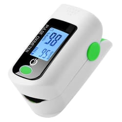 Fingertip Pulse Oximeter Blood Oxygen Saturation  SpO2  & PR Monitor 8S Quick Measure,Pulse Rate - green
