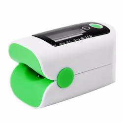 Fingertip Pulse Oximeter Blood Oxygen Saturation  SpO2  & PR Monitor 8S Quick Measure,Pulse Rate - blue