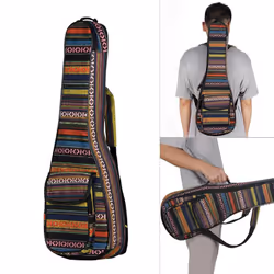 Special National Style 23" Ukelele Ukulele Uke Bag Backpack Case 6mm Cotton Padding Durable