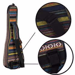 Special National Style 23&quot; Ukelele Ukulele Uke Bag Backpack Case 6mm Cotton Padding Durable