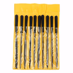 10pcs Guitar Frets Nuts File Set Polished File Guitar Repairing Tools Professional Guitar Luthier - multicolor