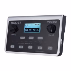 MOOER PE100 Portable Multi-effects Processor Guitar Effect Pedal 39 Effects 40 Drum Patterns 10 - UK Plug