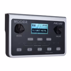 MOOER PE100 Portable Multi-effects Processor Guitar Effect Pedal 39 Effects 40 Drum Patterns 10 - UK Plug