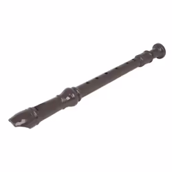 J32 Abs Soprano Descant Recorder German Style 8 Holes G Key Fingering Recorder Instrument With - coffee