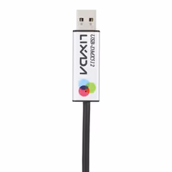 Lixada USB to DMX Interface Adapter LED DMX512 Computer PC Stage Lighting Controller Dimmer
