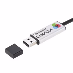 Lixada USB to DMX Interface Adapter LED DMX512 Computer PC Stage Lighting Controller Dimmer