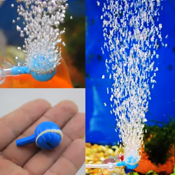 Air Bubble Increaser for Aquarium Oxygen Increase Ball Air Pump Accessory - blue