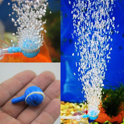 Air Bubble Increaser for Aquarium Oxygen Increase Ball Air Pump Accessory - blue