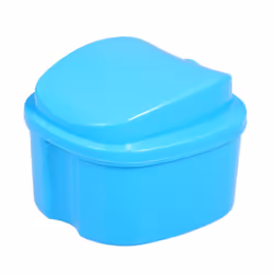 Denture Bath Box Appliance False Teeth Storage Case Rinsing Basket Retainer