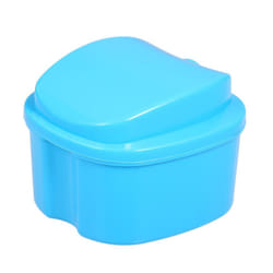 Denture Bath Box Appliance False Teeth Storage Case Rinsing Basket Retainer