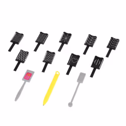 12 Pieces 3D Magnet Stick Set Magnetic Cat Eye Pen Drawing Vertical Stick For UV Gel Polish Magical N