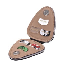 Guitar Picks Holder Case Bag PU Synthetic Leather with 6pcs Celluloid Picks String Instrument