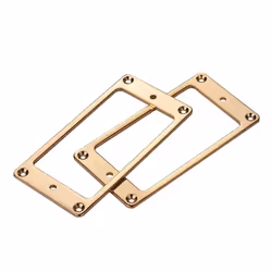 2pcs Pickup Mounting Rings for Humbucker Pickups Cover Frame Set - gold