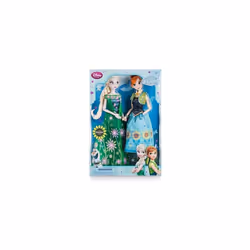 Elsa with Green Dress and Anna 12 Dolls Summer Solstice Gift Set
