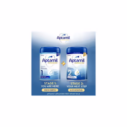 Aptamil Advanced 1 First Infant Baby Milk Powder Formula, from Birth, 800g (Pack of 4)